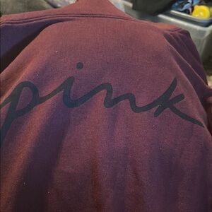 Pink Maroon Sweatshirt